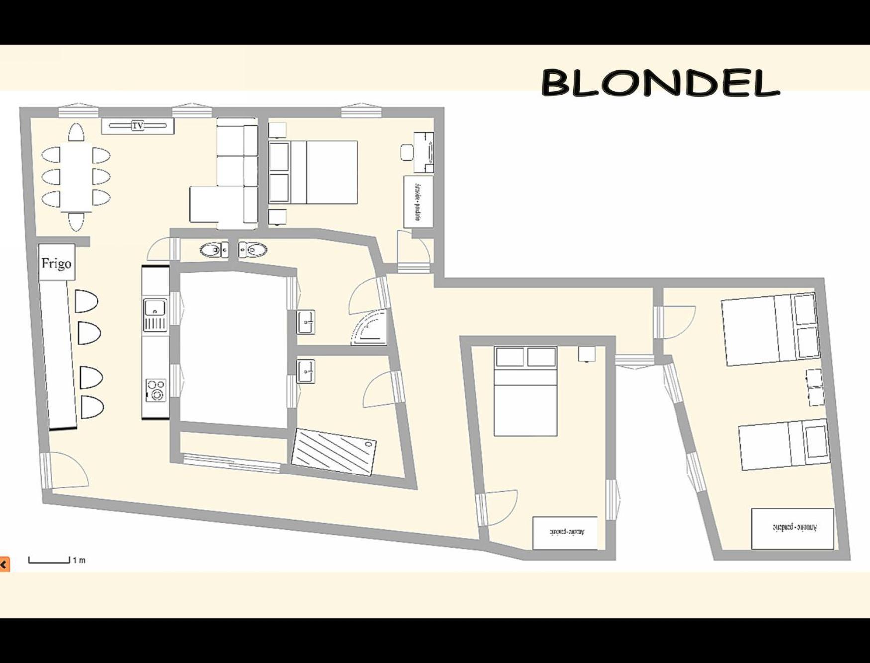 Manray House - Beautiful Three Bedroom Apartment- Center Appartement